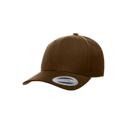 YP CLASSICS® WOOLBLEND CURVE SNAPBACK CAP - CHOCOLATE BROWN