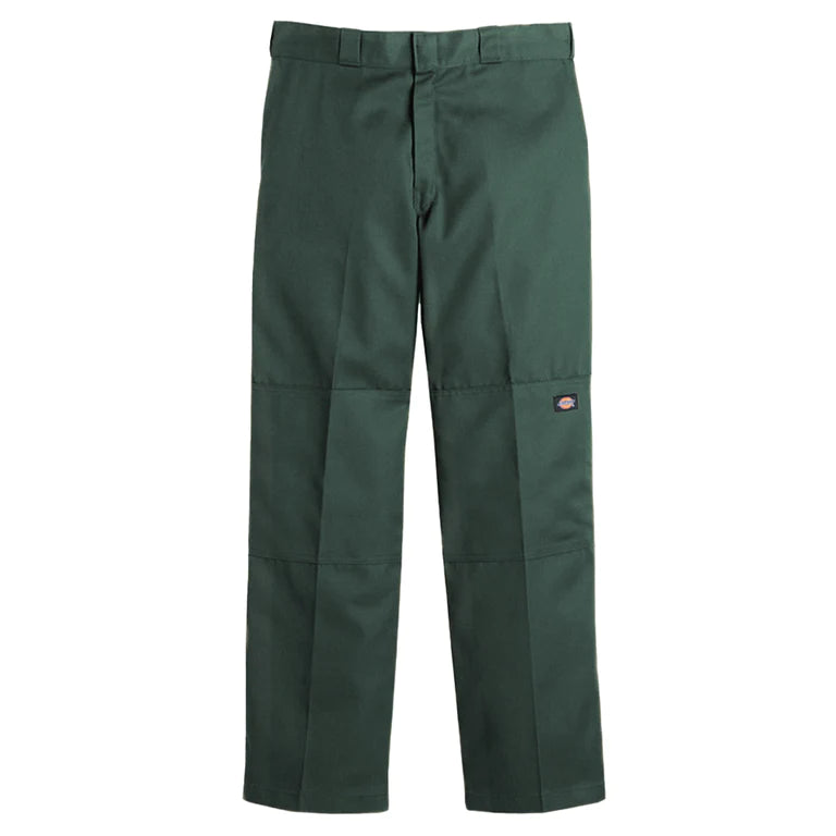 Loose Fit Double Knee Work Pants - LINCOLN GREEN