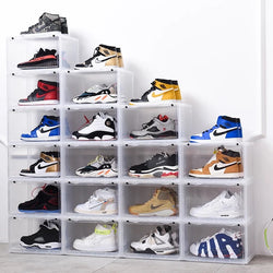 6 PK CT SNEAKER BOX SIDE DROP DISPLAY - (6 BOXES) FROST WHITE