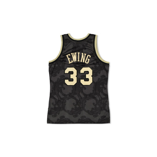 SWINGMAN JERSEY NEW YORK KNICKS EWING - GOLD TOILE