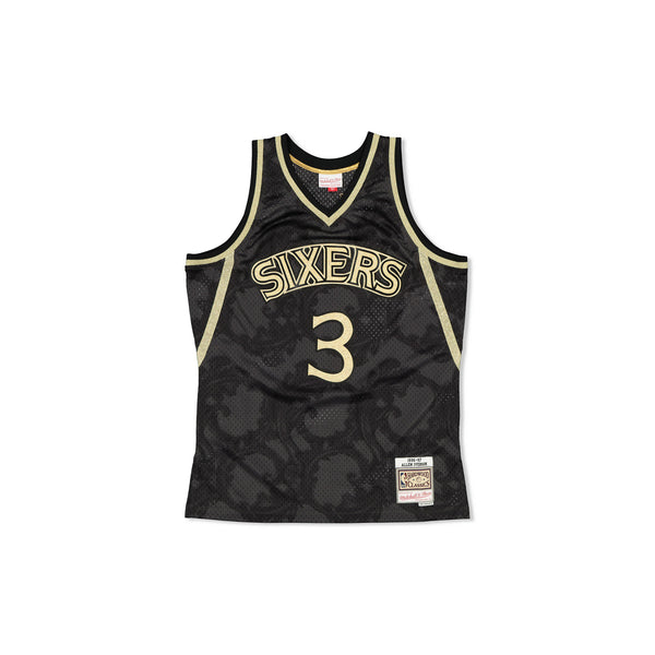 SWINGMAN JERSEY PHILADELPHIA 76ERS ALLEN IVERSION - GOLD TOILE