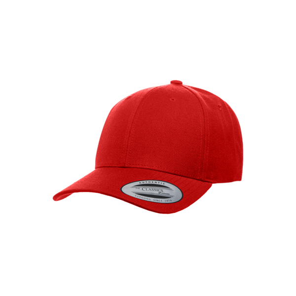 YP CLASSICS® WOOLBLEND CURVE SNAPBACK CAP - RED