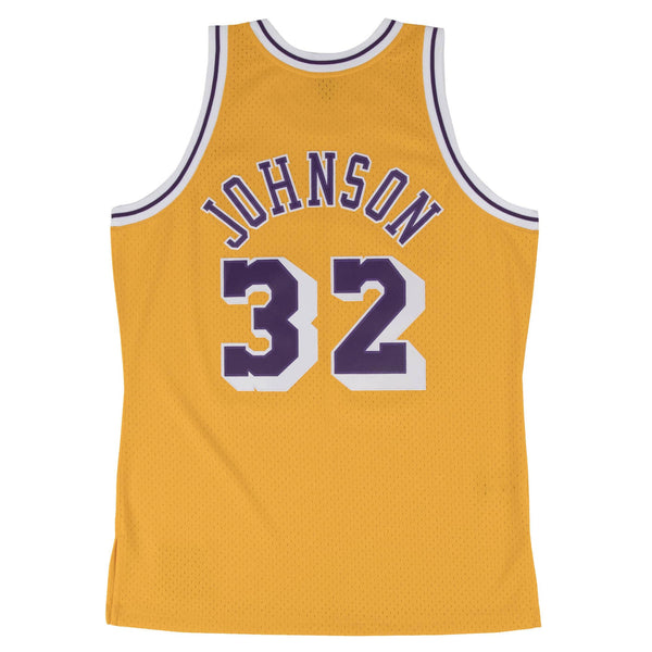 SWINGMAN JERSEY LOS ANGELES LAKERS MAGIC JOHNSON - GOLD YELLLOW