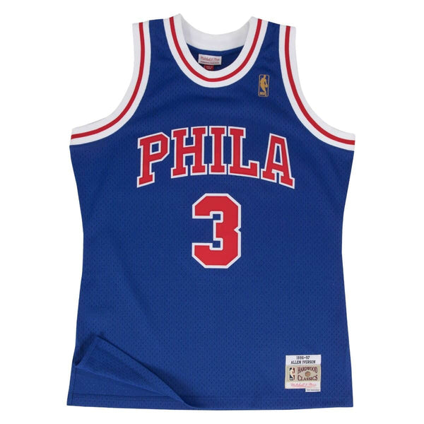 SWINGMAN JERSEY PHILADELPHIA 76ERS IVERSON - BLUE