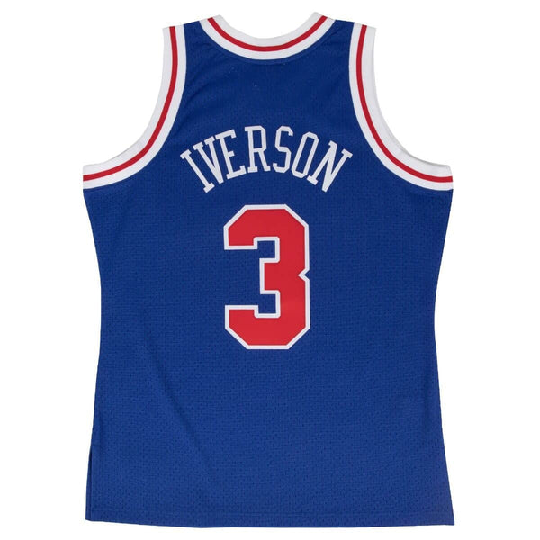 SWINGMAN JERSEY PHILADELPHIA 76ERS IVERSON - BLUE