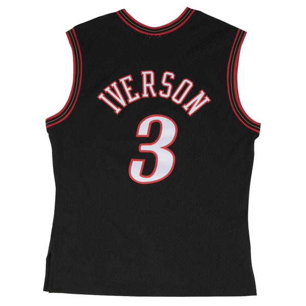 SWINGMAN JERSEY PHILADELPHIA 76ERS IVERSON - BLACK