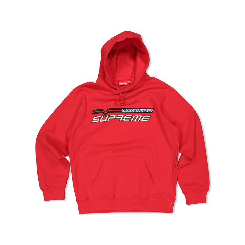 SUPREME SS19 MOTHERFUCKER PULLOVER HOODIE - RED